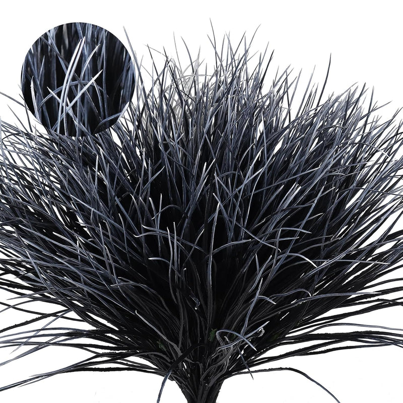 Black And White Plants Halloween Faux Flowers,Artificial Onion Grass Fake Uv R
