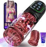 AI-Controlled Automatic Male Masturbator with App Connectivity and Adjustable Functions