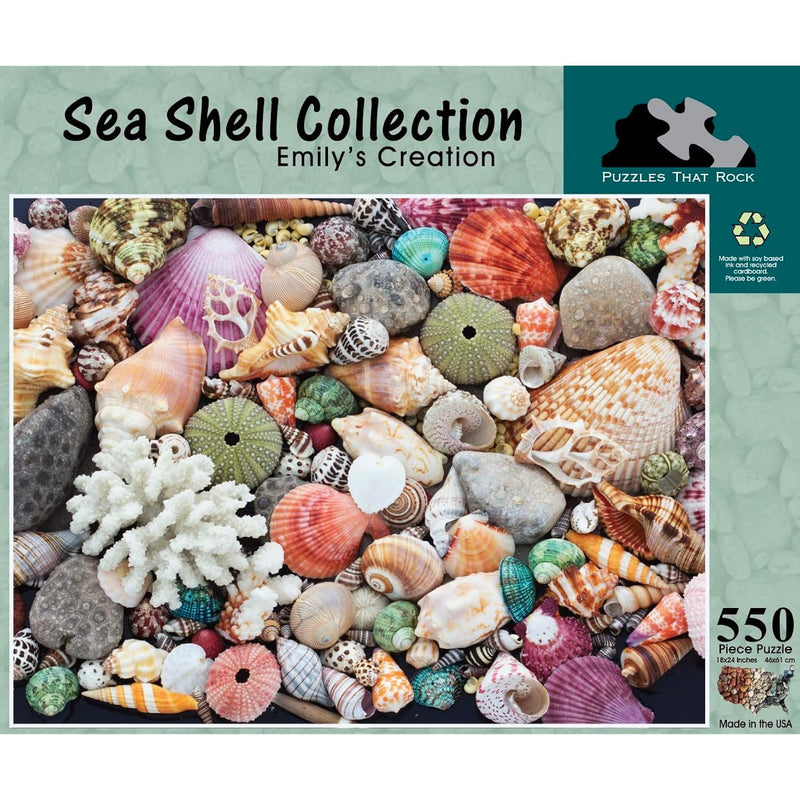 Sea Shell Collection Adult 550 Piece Puzzle