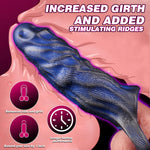 Penis Sleeve Extender Sex Toy For Men, Monster Knot Dildo Cock Ring Girth Enhancer Sleeve, Pennis Extender Liquid Silicone Penis Stretcher & Enlarger, Cock Extender For Enhanced Pleasure For Couples