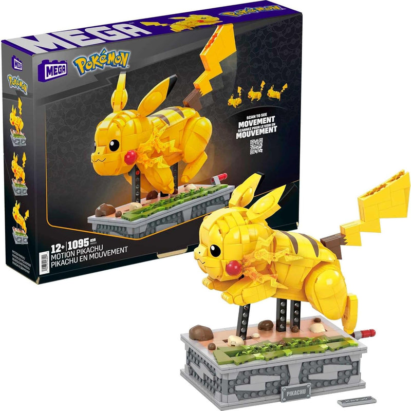 Pokémon Building Toys Set Motion Pikachu With 1092 Pieces And Running Movem