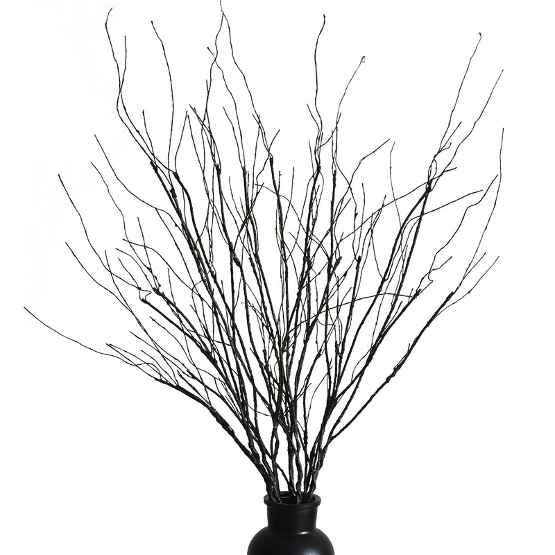 10 Pcs Artificial Twigs Curly Willow Branches, 30.7 Inches Lifelike Bendable A