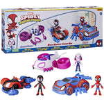 Marvel Spidey and His Amazing Friends Team Spidey Change ‘N Go Riders Playset, 3 Toy Cars and Action Figures, Preschool Toys, Super Hero Toys for 3 Year Old Boys and Girls and Up (Amazon Exclusive)