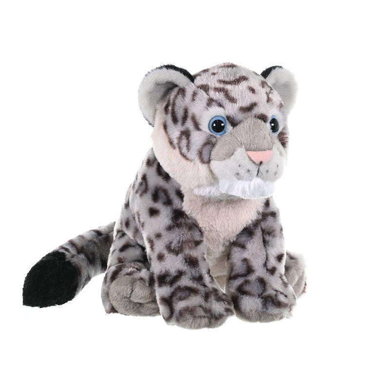 Wild Republic Snow Leopard, Cuddlekins, Stuffed Animal, 12 inches, Gift for
