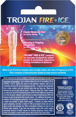 Fire & Ice Dual-Sensation Lubricated Condoms – 3 Pack for a Thrilling Experience