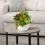 Plants Artificial (14 Pack) - Premium Artificial Succulents - Realistic Faux Succulents - Unpotted Fake Succulents Decor for DIY - Old Money Decor - Fake Plants - Stylish Gifts