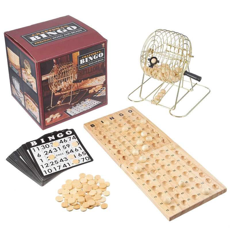 Bingo Game Set For Adults, Seniors, And Family 18 Cards 150 Chips 75 Balls,