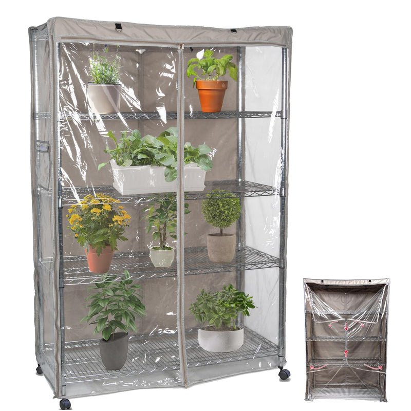 Storage Shelf Cover Wire Rack Shelving Dust Protective, Fits Racks 48" Lx19''Dx7