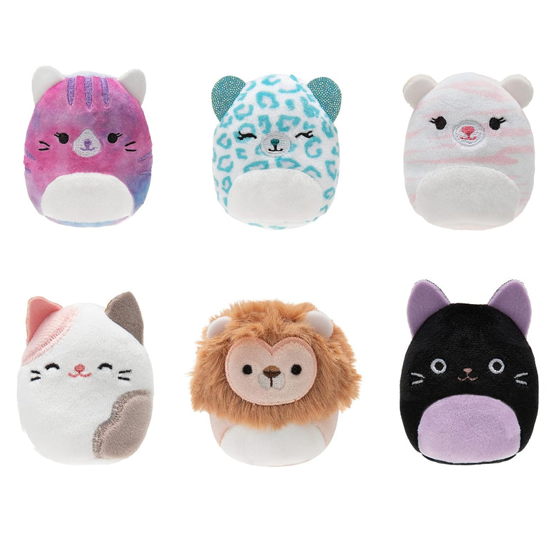 By Original Squishmallows Purr Fect Squad Plush Six 2 Inch Squishmallows In