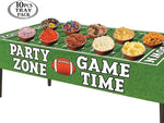 Football Serving Trays | 10 Pcs Plastic Football Snack Trays | Game Day Football Serveware | Tailgate Party Serving Platter | Football Party Decorations | Reusable Big Game Chip Trays