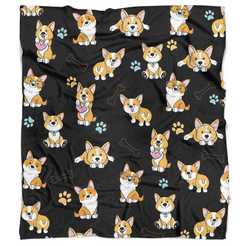 Corgi Blanket Cute Corgi Blankets Gifts For Corgi Lovers Women Soft Flannel Th