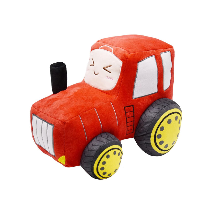 Soft Plush Tractor Stuffed Truck Toy Super Cute Car Plushie Throw Pillow Excel