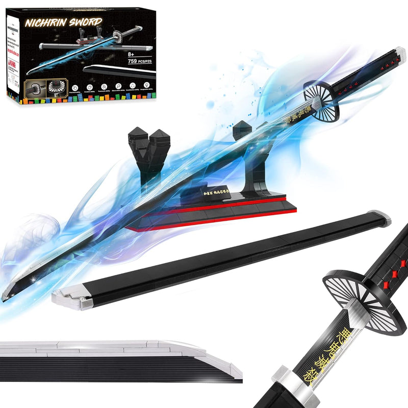 Demon Slayer Swords Building Set, 40In Kamado Tanjiro Sword Building Block