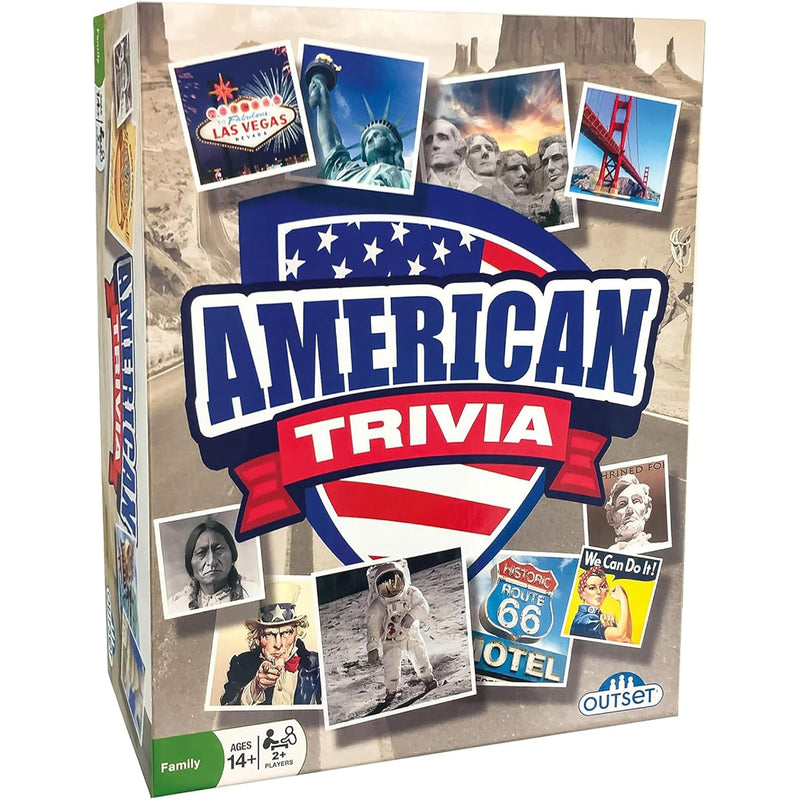 Outset Media American Trivia Game (Amazon Exclusive) – 5 Categories to Choo