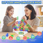 48-Piece Balance Stacking Blocks Game for Kids and Family Play
