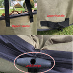 Camping Trash Can, Pop-Up Trash Can/Recycle Bin, Car Garbage Can,Reusable Outdoor Trash Garden Yard Trash Bag Foldable Camping Recycling Bin (Green10gallons)