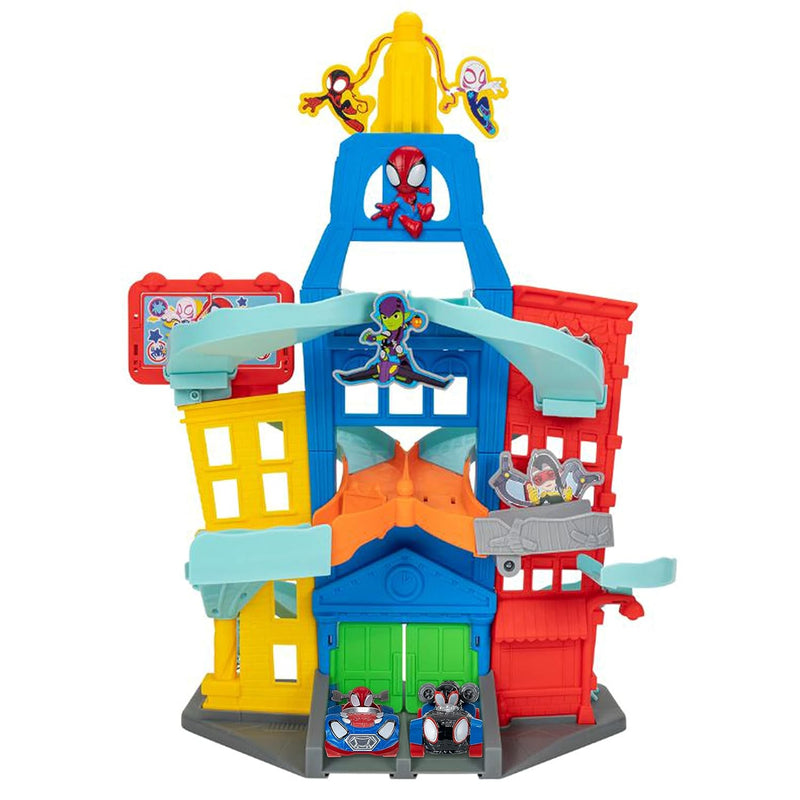 Marvel City Track Set 24 Inch Set With Two Exclusive 3 Inch Vehicles