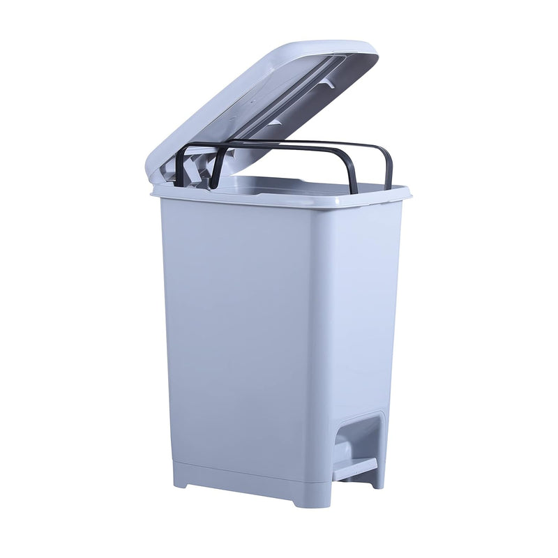 Slim Trash Can With Foot Pedal – 10.5 Gallon Step-On Trash Can With Lid, Large P