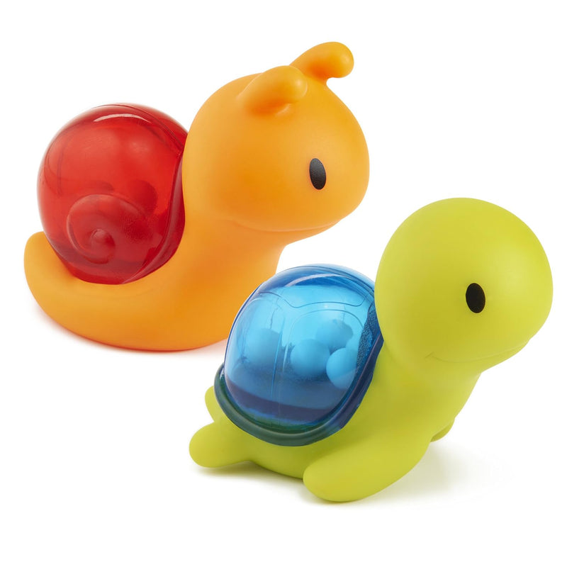 Munchkin Bath Rattle Squirts - Fun Sensory Bath Learning Toys for Babies an