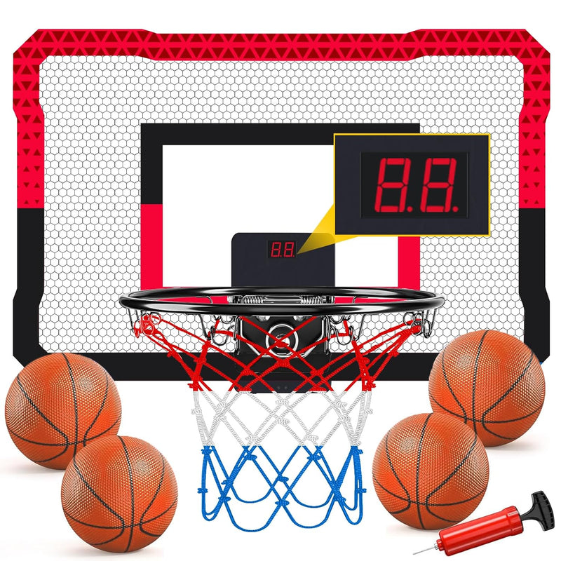 Indoor Basketball Hoop For Kids,Indoor Mini Basketball Hoop With Electronic Sc