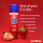 Bundled Flavored Lube Gel - Flavored Adult Lube For Oral And Fruity Edible Lubricants - Strawberry + Mango & Passionfruit