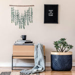 17.7‘’Eucalyptus Wall Hanging Artificial Eucalyptus Plant Fake Greenery Vine Boho Wall Decor for Apartment Bathroom Bedroom Kitchen Farmhouse Home Living Room Office Decorations