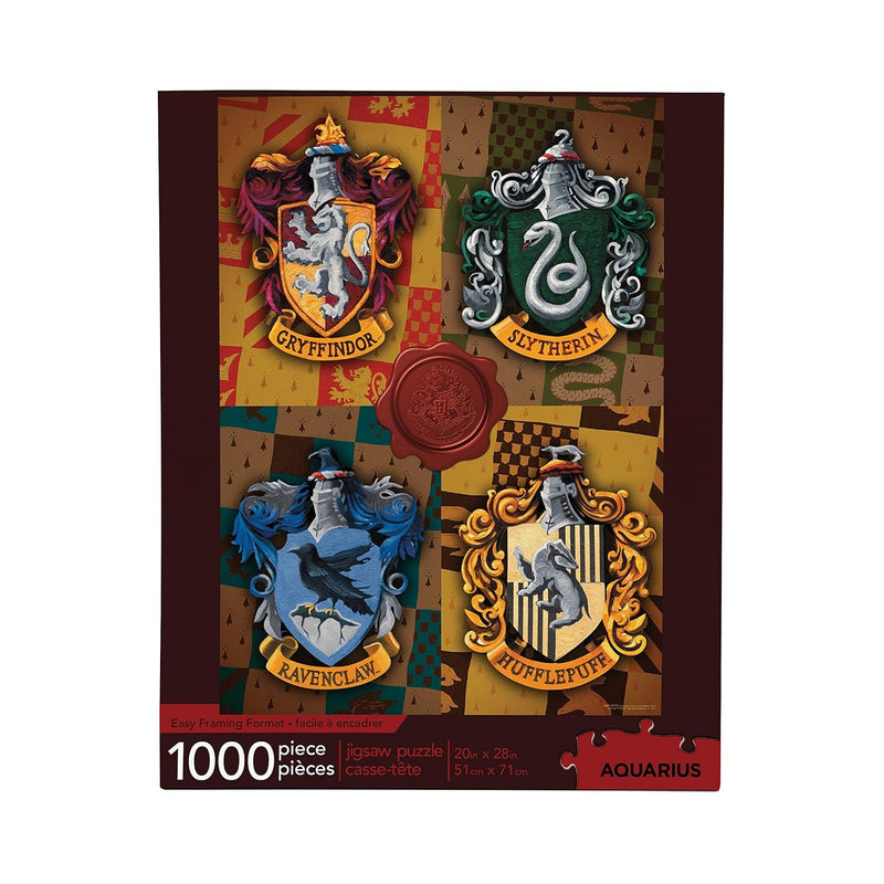 AQUARIUS Harry Potter Puzzle House Crests (1000 Piece Jigsaw Puzzle) - Offi