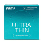 Ultra Thin Condoms – 0.04Mm, Extra Lubricated, 25% Thinner Natural Latex, 3 Pack, Fda-Cleared, 53Mm Diameter, Hypoallergenic, Odorless, Long-Lasting Comfort