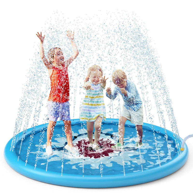 Jasonwell Splash Pad Sprinkler/ Play Mat for Kids, Outdoor Water Toys Infla