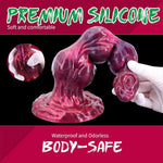 10 Inch Dog Dildo Monster Dildos With 3 Knots, Huge Knotted Dildo Suction Cup Massager Anal Strap On Adult Sex Toys For Women And Men