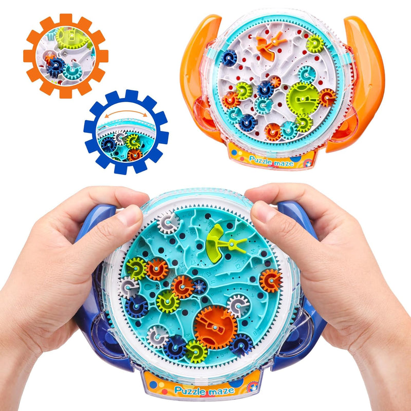 2 Pack Maze Puzzle Games For Kids Ages 4 8, 3D Mind Puzzles Brain Teasers G