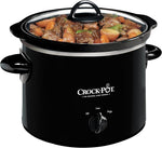 2-Quart Classic Slow Cooker, Small Slow Cooker, Black