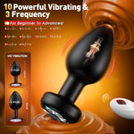 Anal Plug Vibrating Butt Plug, Adult Sex Toys 3Pcs Silicone Anal Plugs, Anal Sex Toys With Remote Control 10 Vibrating Vibrator For Men Anal Toys Adult Sex Toy & Games Prostate Massager