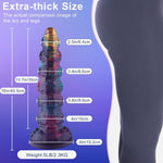 Huge Dildo 16 Inch Extra Long Large Realistic Dildo Oversized Fantasy Dildos, 4'' Diamater Thick Giant, Fat Big Silicone Plugs With Suction Cup Base, Adult Sex Toy For Advanced Players