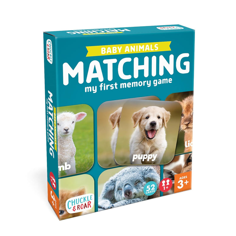 Matching Game Baby Animals Board Game For Kids 3 And Up Concentration Game