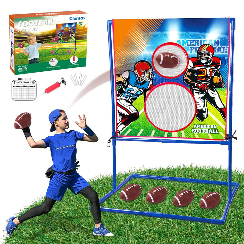 Throwing Target Game American Football Football Gifts For Kids 6 8 Boys 8 1