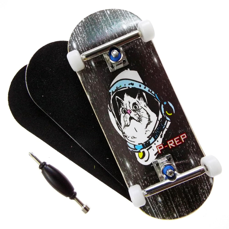 P Rep V2 Performance Complete Wooden Fingerboard Space Cat 34Mm