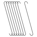 S Hanging Hooks, 20Inch/500Mm Extra Long Steel Hanger, Indoor Outdoor Uses For G