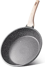 Nonstick Frying Pan Skillet,Non Stick Granite Fry Pan Egg Pan Omelet Pans, Stone Cookware Chef's Pan, PFOA Free,Induction Compatible(Classic Granite, 8-Inch)