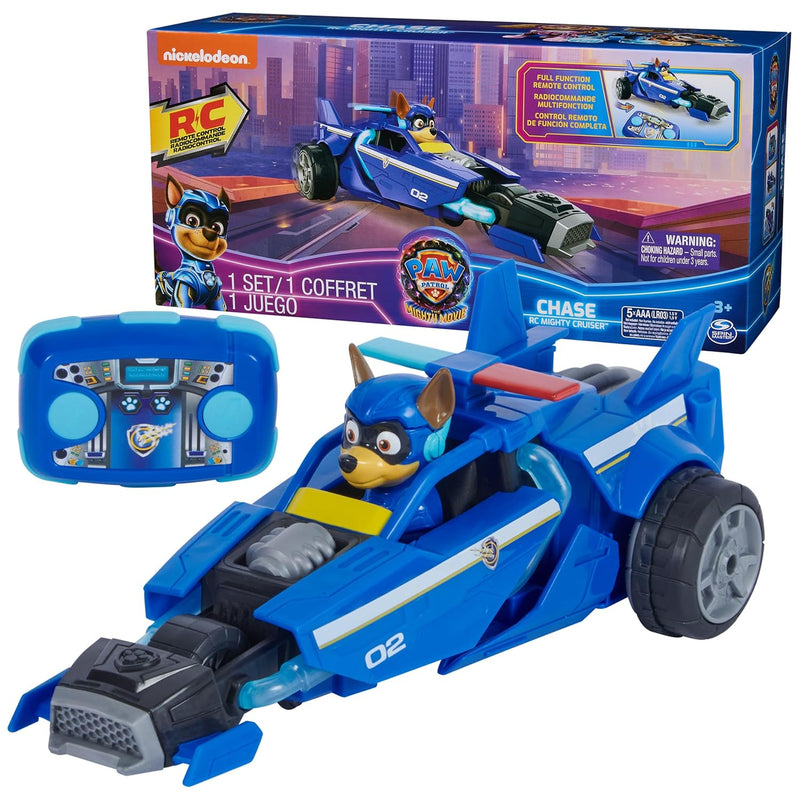 Paw Patrol: The Mighty Movie, Remote Control Car with Molded Mighty Pups Ch