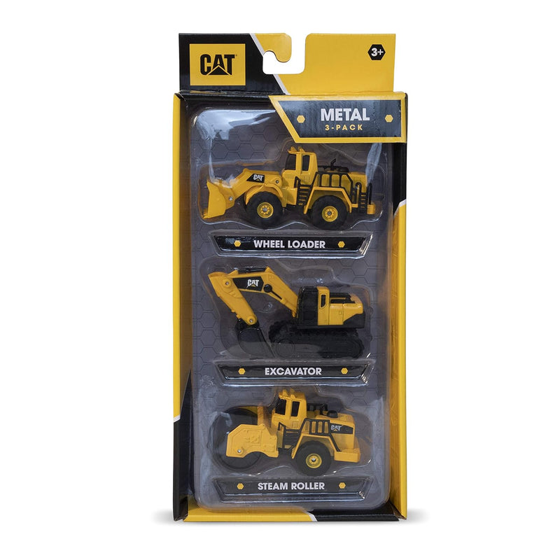 CAT Construction Toys Construction Die Cast Metal 3 Pack Vehicles - Steam R