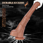Realistic 15-Inch Horse Dildo with Suction Cup – Extra Long & Thick for Intense Play