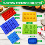 Building Block Silicone Molds for Baking Supplies - 6Pcs Brick Mold Silicone Ice Cube Mold Dome Silicone Mold Jelly Candy Making Supplies - Hot Chocolate Candy Molds Chocolate Molds Candy Making Tools