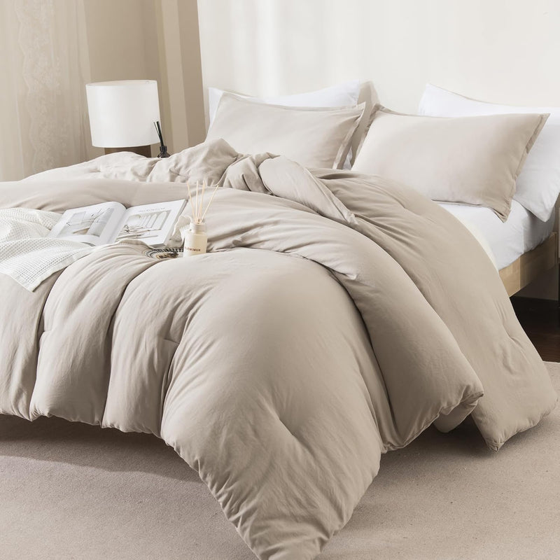 Queen Comforter Set Bed In A Bag - 7 Pieces Queen Size Bedding Comforter Sets