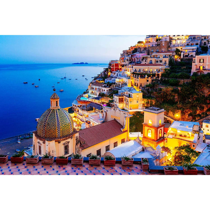Jigsaw Puzzle 1000 Piece Dreamy Positano Signature Collection Twilight Sea
