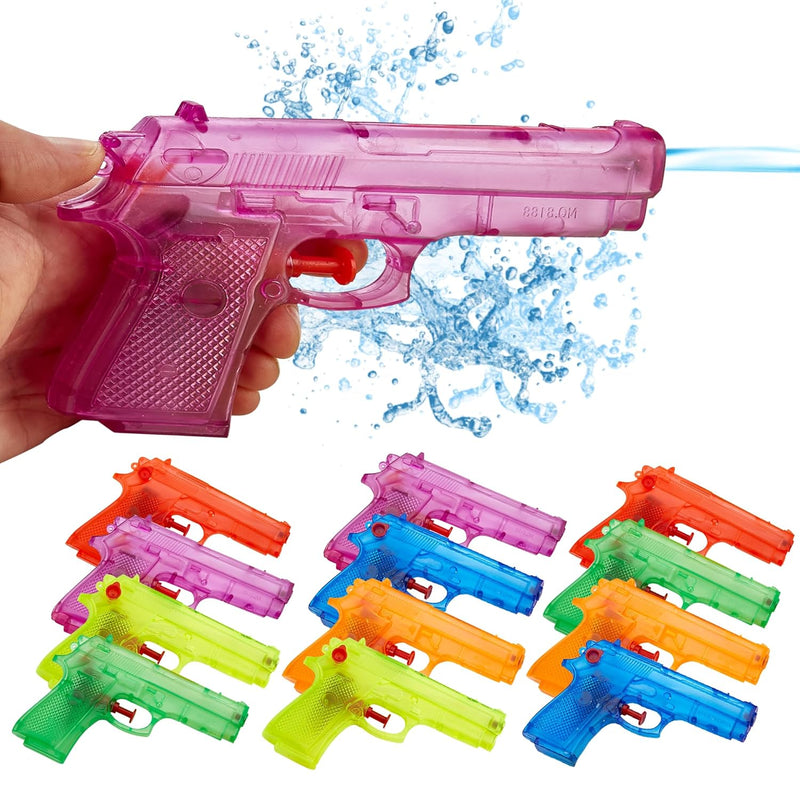 Water Blasters - 6 Inch - Assorted Colors - Soaker Squirt Summer Shooter To