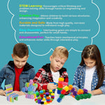 STEM Building Blocks Set for Kids Ages 3-5 with Creative Construction Play