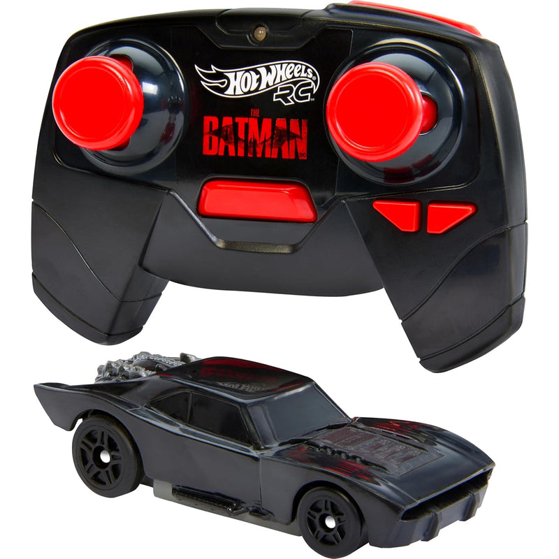 Hot Wheels RC Batmobile from The Batman Movie in 1:64 Scale, Remote-Control