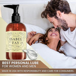 Natural Water-Based Personal Lubricant for Sensitive Skin, Paraben & Glycerin-Free, 8 oz
