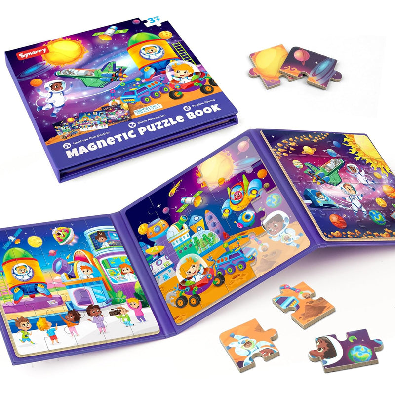 Magnetic Puzzles For Toddlers 3 5, Space Planets Solar System Puzzles For T
